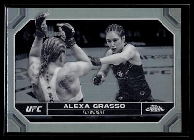 Alexa Grasso 2024 Topps Chrome UFC Negative Refractor Card #6