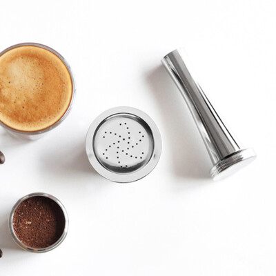 Refillable Coffee Capsule Pod Tamper Kit For KFee Expresso Verismo Tchibo ALDI