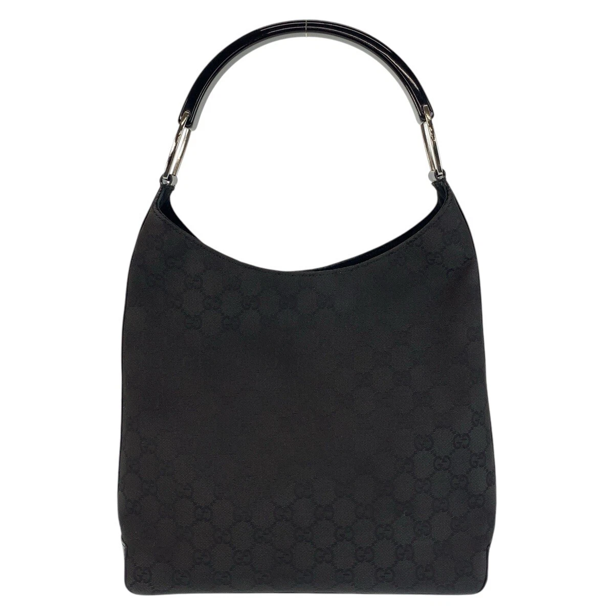 Sac à bandoulière GUCCI 001 3752 noir argent matériel GG toile/plastique GG