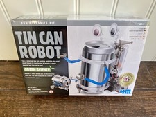 4M Tin Can Robot Fun Mechanics Kit Toysmith Green Science Educational - New