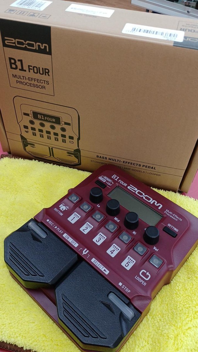 ZOOM B1 FOUR Bass Multi-Effects Processor Pedal | eBay
