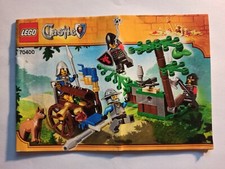 Lego Castle Bauanleitung 70400 - Forest Ambush - UNGELOCHT