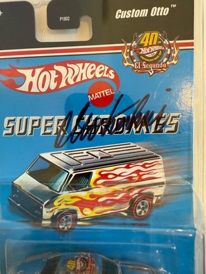 Hot Wheels Custom Otto Road Trip El Segundo-Super Chromes Sighned Otto Kuhni HTF
