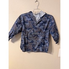 Kids Zara Camouflage Anorak Jacket Size Small Boys Girls Lightweight Hooded