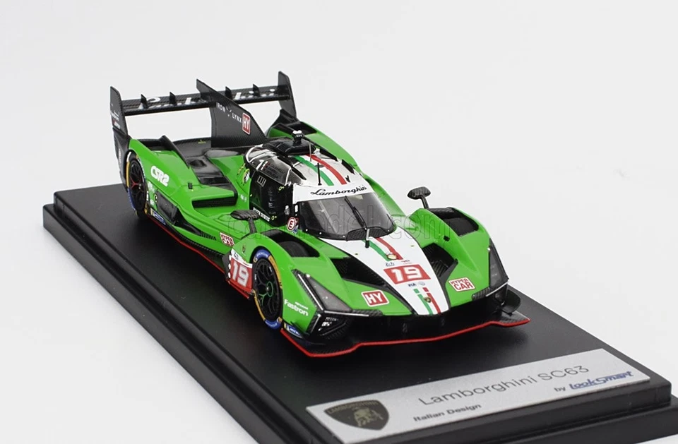 MODELLINO AUTO STATICO LOOKSMART LAMBORGHINI SC63 24H LE MANS 2024 CAIROLI 1/43 - Immagine 4 di 4