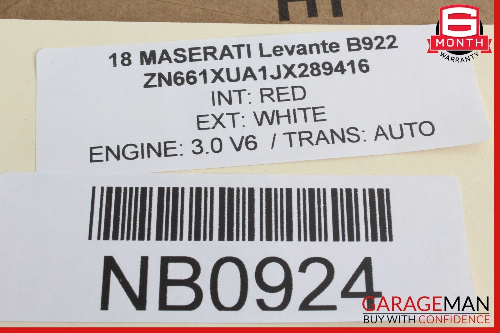 Maserati Levante 2017-2020 Rear Right Radar sensors Set