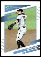 2021 Donruss Miguel Rojas Miami Marlins #210