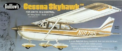 Guillows 802 Cessna 172 Skyhawk 36'' Wingspan Aircraft Plane Model Kit