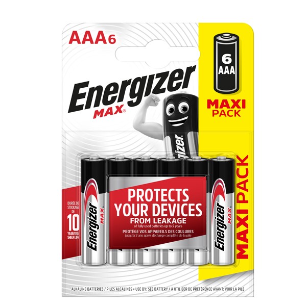 Pila Max Energizer - Ministilo AAA - E303341100 (Conf. 6)