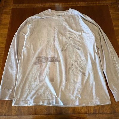 Travis Scott Utopia Tour Long Sleeve T Shirt XL Cactus Jack Faded Graphic Merch