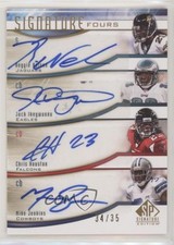 2009 SP Signature Edition Fours 34/35 Reggie Nelson Jack Ikegwuonu Auto 0b2