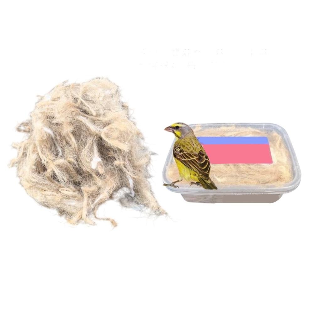 VILLFUL Nistmaterial Für Vögel - Baumwolle & Jute Für Nistkästen