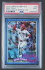 2024-25 Topps Chrome Update Silver Pack LA ANGELS Mike Trout BLUE #76/150 PSA 9