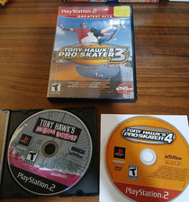 Tony Hawk's Pro Skater 3, 4 & American Wasteland (PlayStation 2) Bundle