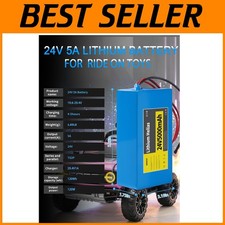 24V 5Ah Lithium Battery Charger Combo for Kid Ride-Ons
