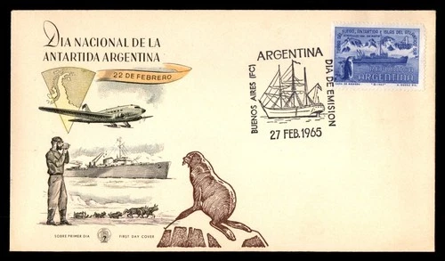 Mayfairstamps Argentina FDC 1965 Ship Penguin Day of Argentine Arctic First Day