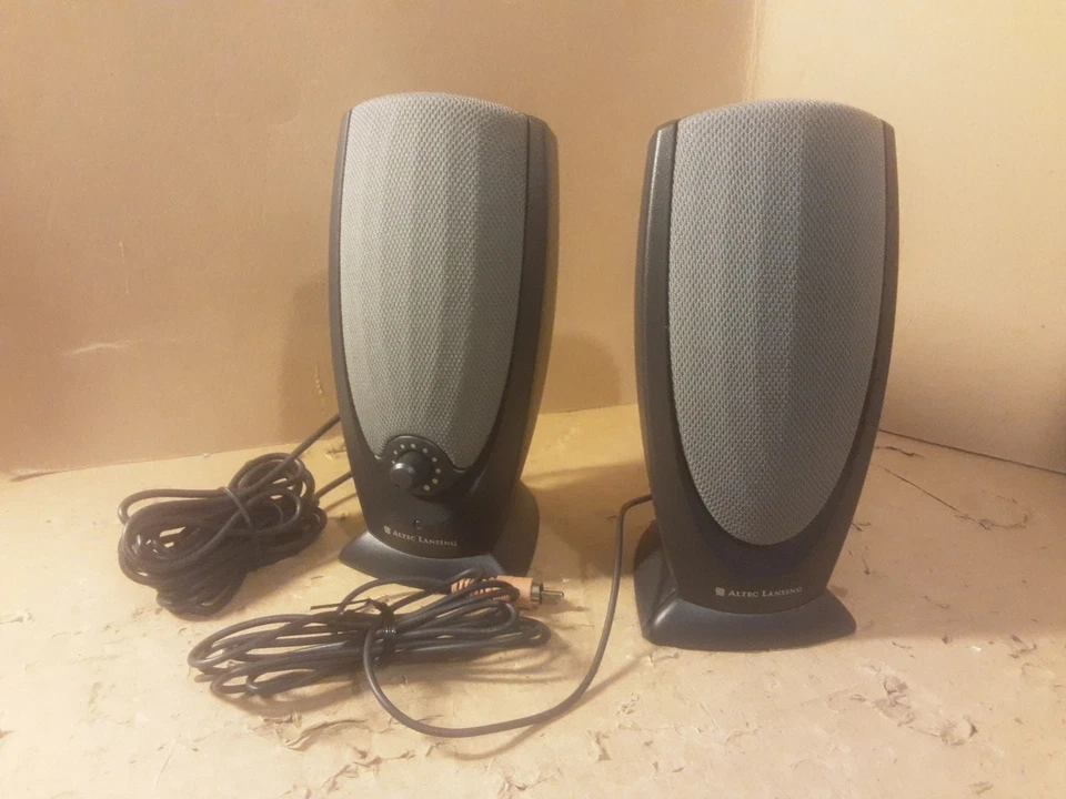 Altec Lansing ADA215 Pair of Media Speakers-MISSING POWER SUPPLY UNIT - Image 3 of 4