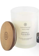 Chesapeake Bay® Candle Scented Candle, Peace + Tranquility (Cashmere Jasmine),