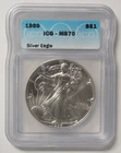 1989 American Silver Eagle ICG MS70