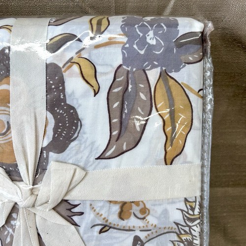 Pier 1 Imports King Bettbezug 104”x94” Seraphina Floral Gelb Neu mit Etikett - Bild 3 von 6