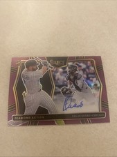 Edgar Quero Auto 2025 Select DAS-EQ Diamond Action White Sox Purple Prizm 12/35