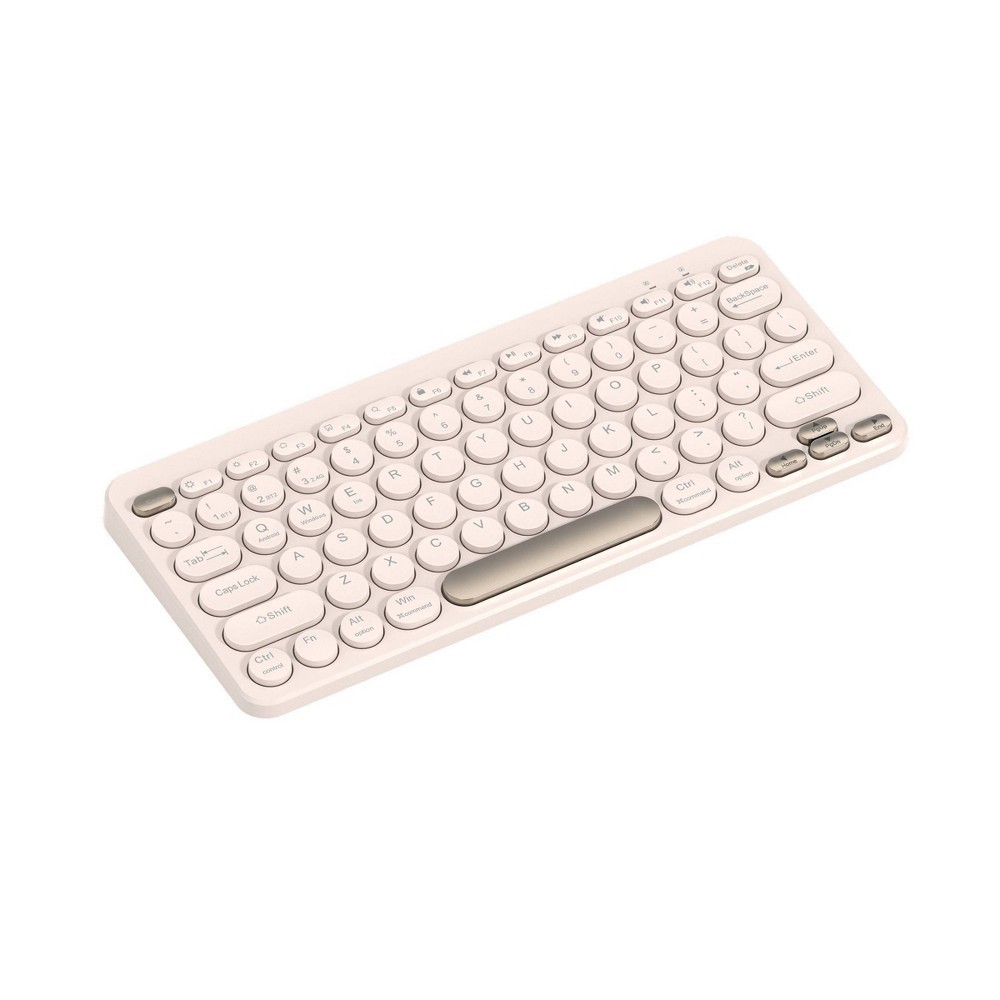 North Compact Round Key Wireless Keyboard MULTIPLE COLORS