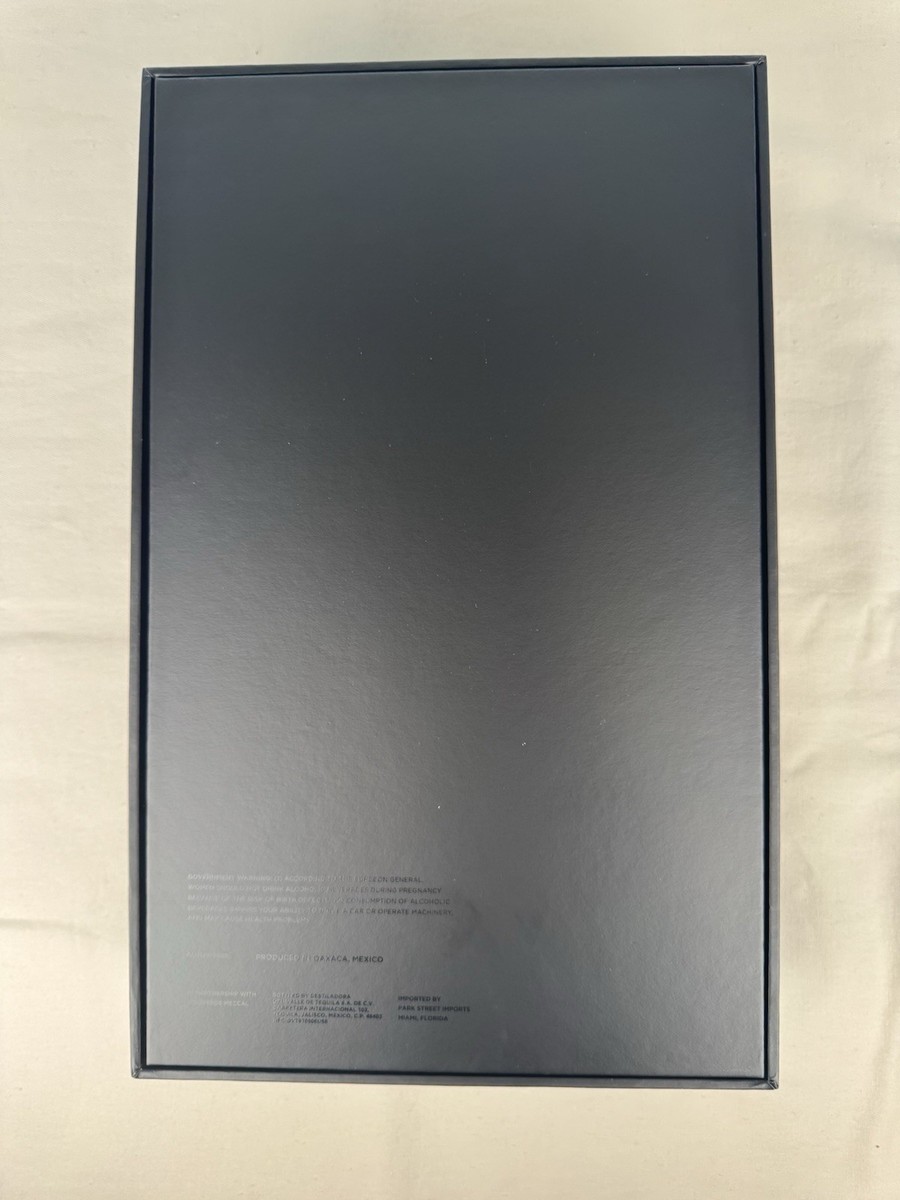 Rare Tesla Mezcal Bottle Matte Black Limited Edition Collectible