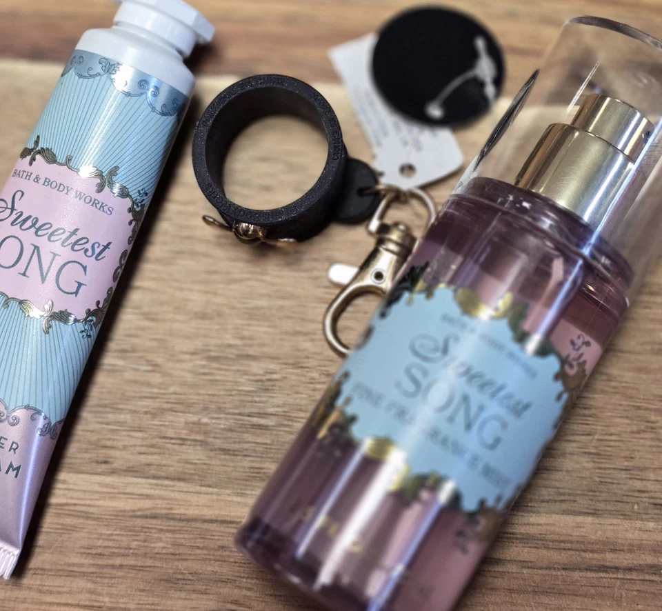 Bath & Body Works Sweetest Song Hand Cream With Bee Holder Travel Size Mist - Image 2 of 2