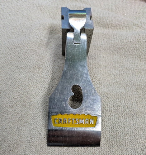 Craftsman Bench Plane  37054,  2 in Crown Lever Cap - Yellow Infill - Excellent