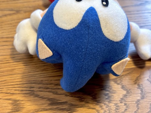 Sonic the Hedgehog Plush doll 1991 SEGASONIC From Japan Very Rare - Picture 3 of 10