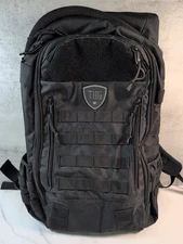TBG Tactical Baby Gear Black Day Pack Diaper Bag Backpack Built In Changing Mat