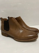 Kork Ease Kama Bootie Brown Cognac Leather Chelsea Size 8 