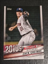 2020 Topps #DB-97 Zack Greinke Decades Best BASEBALL Houston Astros