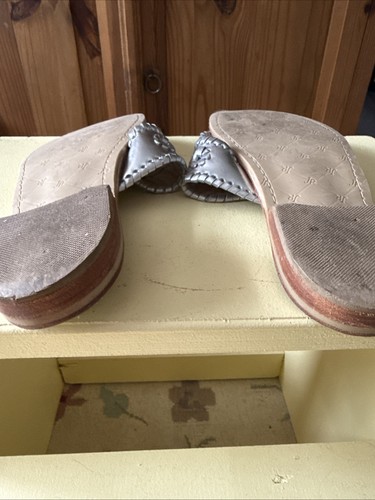 Authentische Jack Rogers Navajo Sandalen Größe 8 silberfarben - Bild 8 von 8