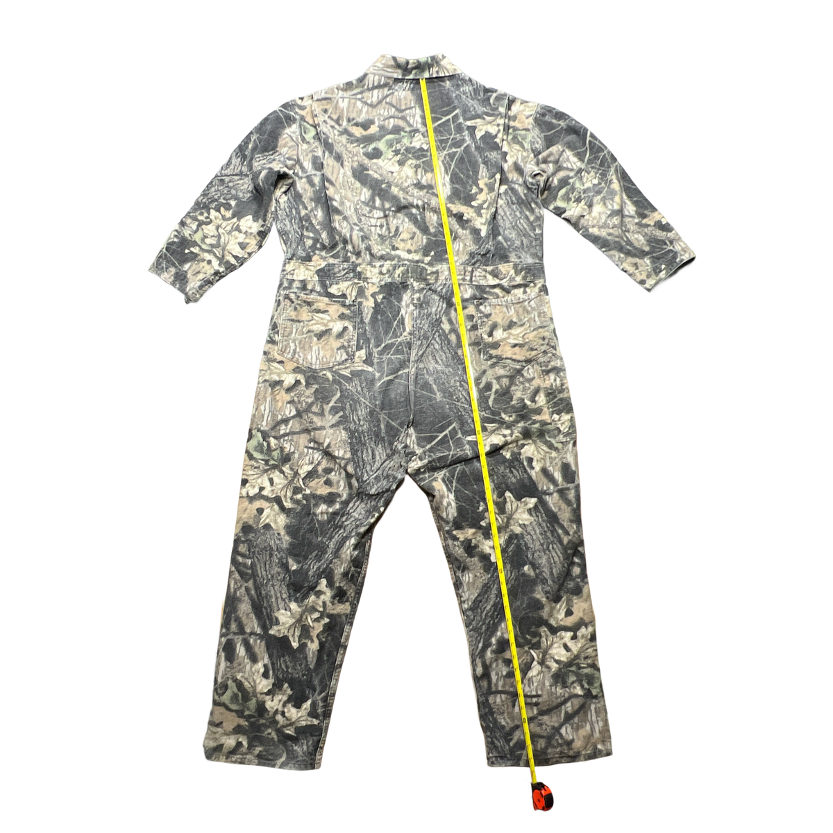 Vintage Mossy Oak Coveralls Mens 2XL Camo Hunting Jumpsuit BreakUp