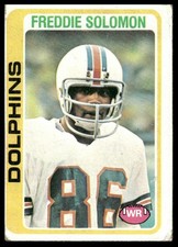 Freddie Solomon 1978 Topps #399 Miami Dolphins