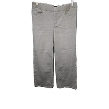 j jill Pure Jill Denim Wide Leg Pull On Gray Medium