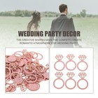 100 Pcs Flower Confetti Engagement Wedding Party Decorations Ring
