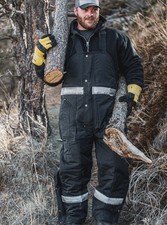 RefrigiWear Iron-Tuff Enhanced Visibility Overalls Insulated Work Bibs Sz.2XL R
