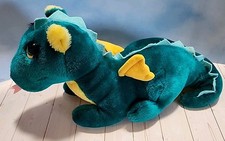 1987 Fun Farm Green Dakin Puff the Magic Dragon Stuffed Plush Animal 16  Long