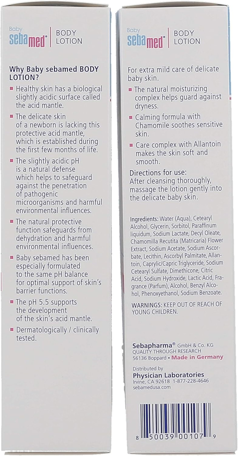 Baby Lotion, 6.8-Fluid Ounces Bottles (Pack of 2)