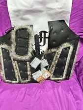 HiiFeuer Viking Faux Leather & Fur Chest Armor/cosplay Brand New With Tags