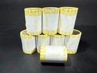 8 Unsearched Loomis Bank Rolls of Kennedy Half Dollars - $80.00 Face Value