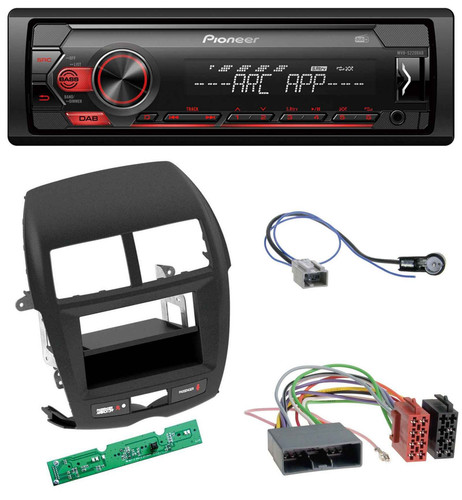 Pioneer DAB 1DIN MP3 AUX USB Autoradio für Mitsubishi ASX (2010-2014) - Bild 1 von 7