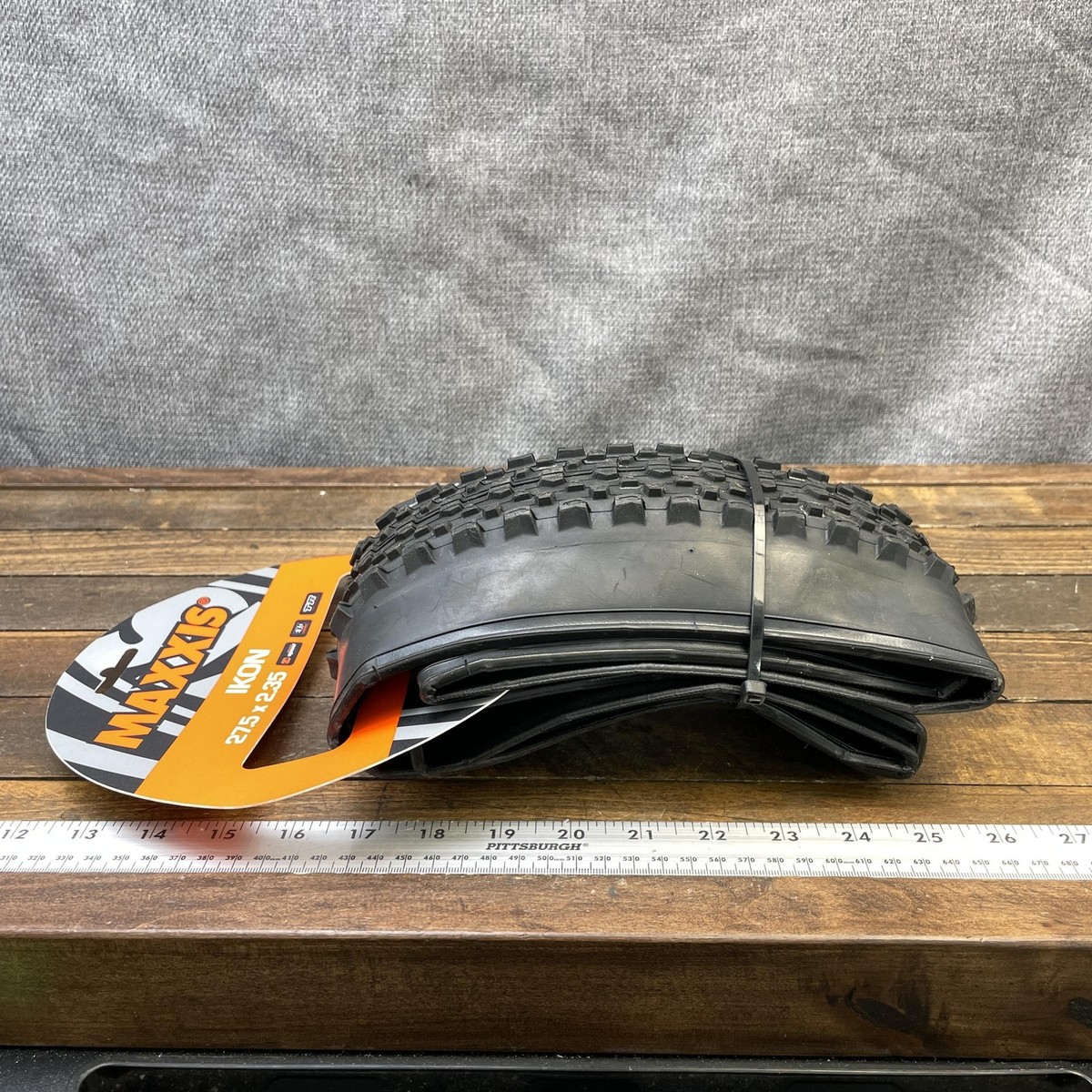 Maxxis Ikon Tire 27.5 X 2.35 650B 3C EXO TR Tubeless MTB Black 120