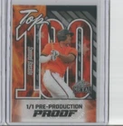 2025 Leaf Metal SAMUEL BASALLO Top 100 Pre-Production Fire Acetate Proof 1/1