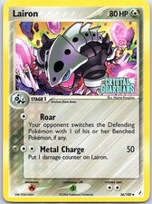 Lairon 36/100 Uncommon Crystal Guardians Pokemon Reverse Holo Lightly Played on eBay