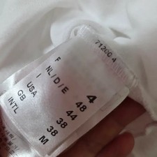 Saint James White Plain Long Sleeve T-shirt Official