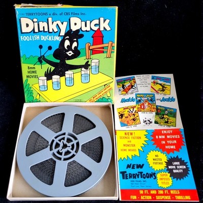 Dinky Duck Foolish Duckling Terrytoons CBS 8mm Film 1962 #220 TESTED