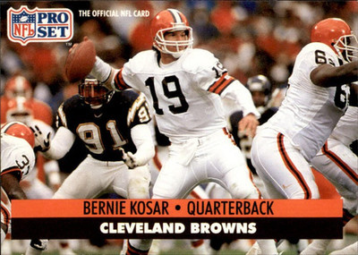 1991 NFL Pro Set Bernie Kosar #121 (6023)